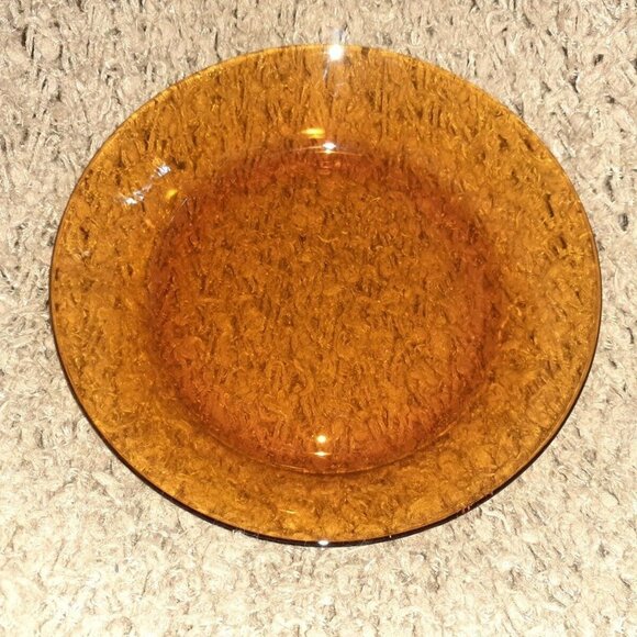 DURALEX Amber-Salad Bowl Made in France-Mid Century Modern-NEAR MINT/EXCELLENT - Picture 1 of 5